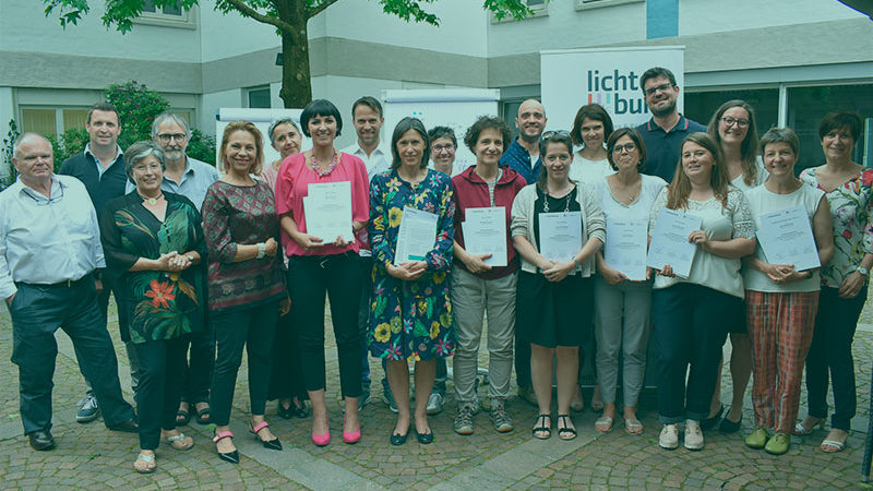 Berater für Berater sein. BSC Lehrgang supervision und coaching. Übergabe der Diplome im Bildungshaus Lichtenburg in Nals.